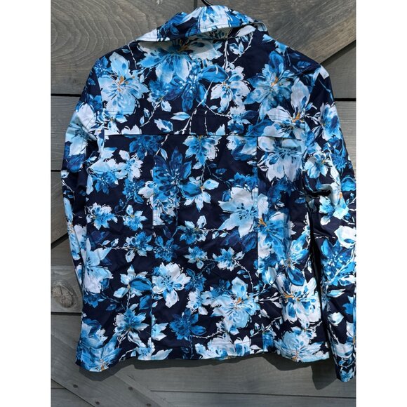 Studio Works Womens Floral Full Zip Jacket M - Picture 7 of 7